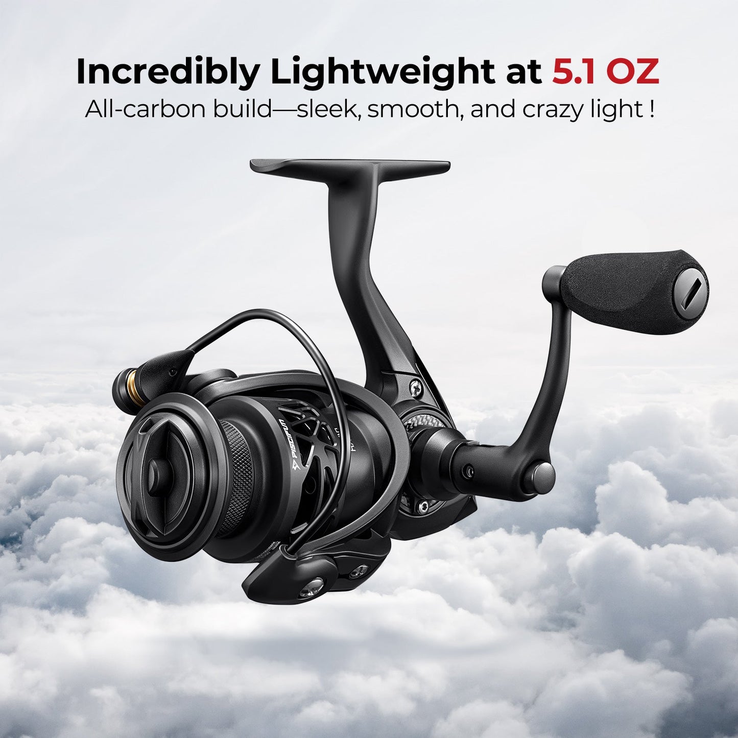 Piscifun® Carbon X Spinning Reel Size 500 1000 for Ice Fishing