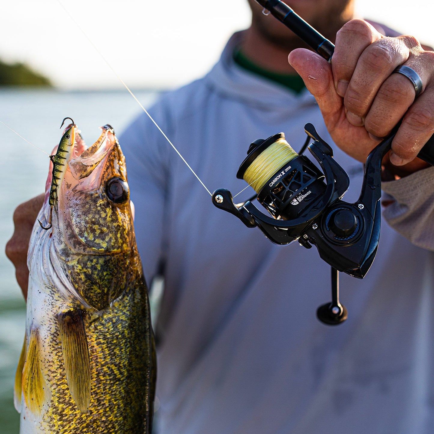 Piscifun® Carbon X Spinning Reel Size 500 1000 for Ice Fishing