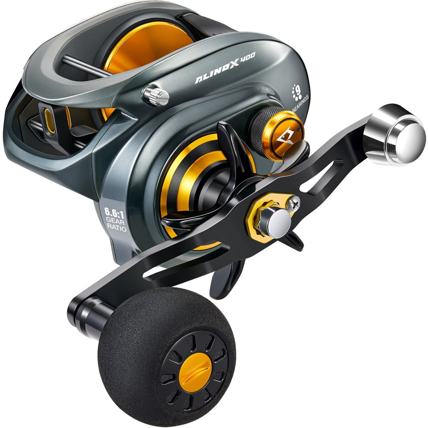 Piscifun® AlinoX 400 Saltwater  Freshwater Baitcasting Reel With Bait Clicker