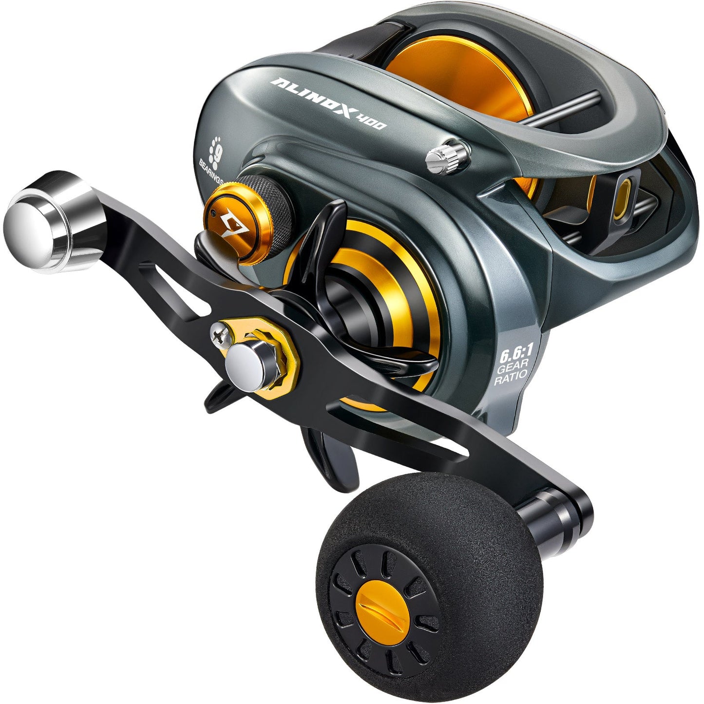 Piscifun® AlinoX 400 Saltwater  Freshwater Baitcasting Reel With Bait Clicker