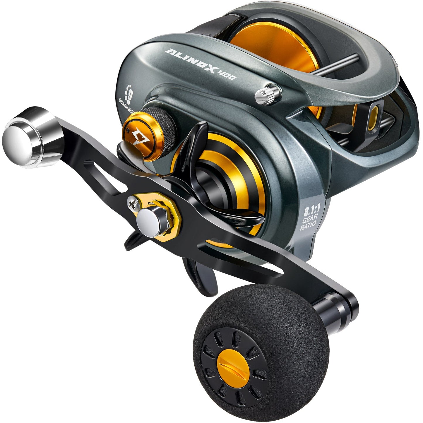 Piscifun® AlinoX 400 Saltwater  Freshwater Baitcasting Reel With Bait Clicker