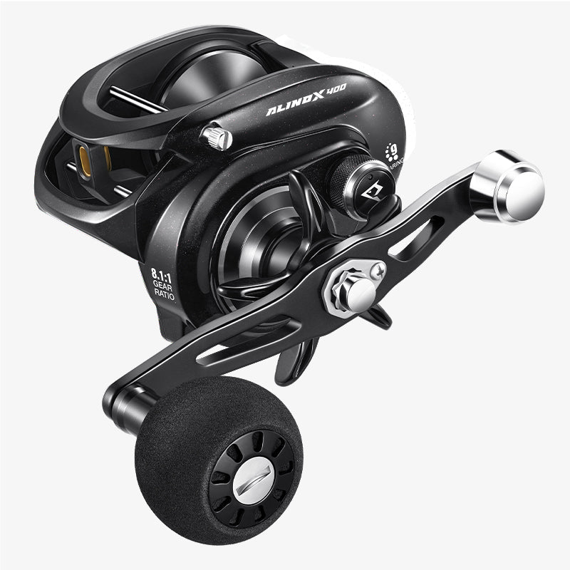 Piscifun® AlinoX 400 Saltwater  Freshwater Baitcasting Reel With Bait Clicker