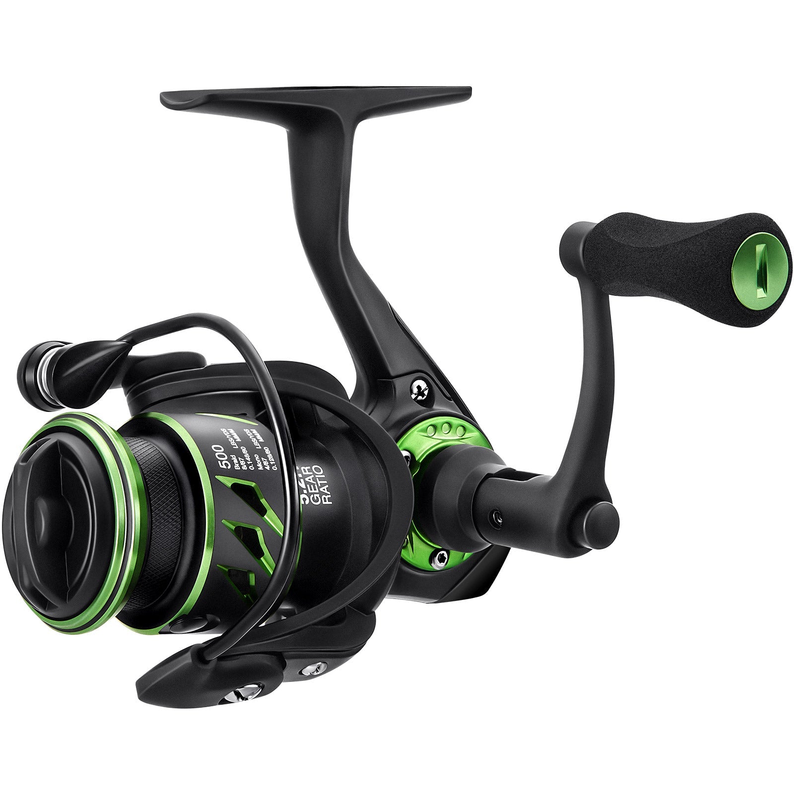 Piscifun® Viper X Ice Fishing Reel, Gear Ratio 5.2:1 High Speed Spinning Fishing Reel Size 500 1000